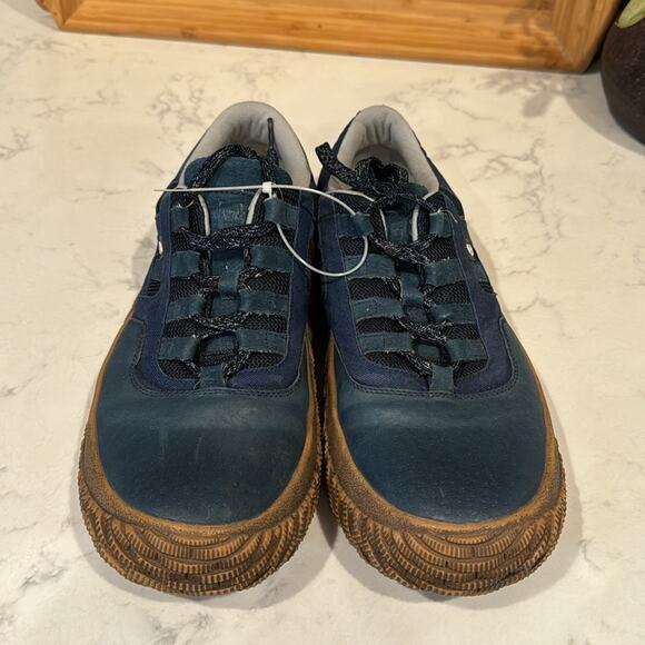 Hybrid Green Label Rebellion lll HGL2003 Blue Leather sneakers walking size 10 - Picture 2 of 8